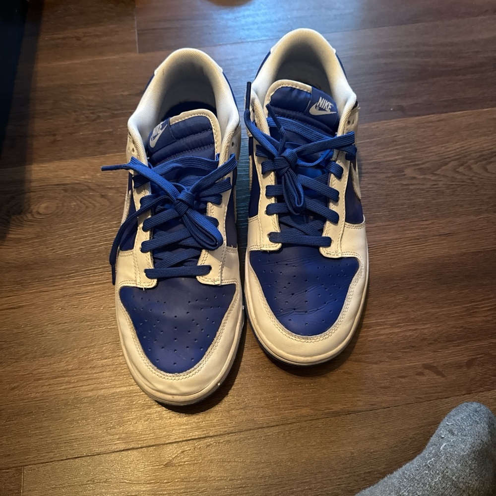 Nike Royal Blue and White Athletic Shoes